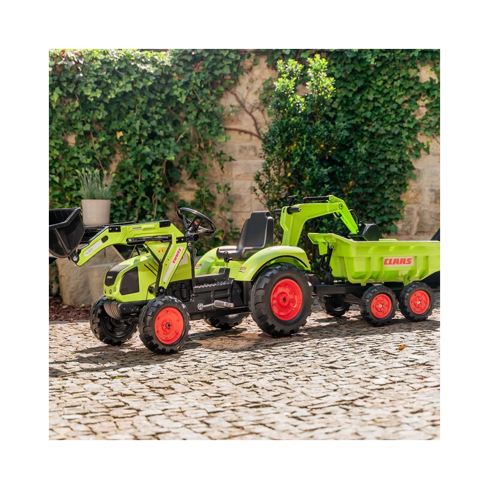 Zabawka traktor z klaksonem dla małego traktorzysty