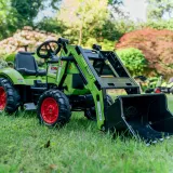Traktor CLAAS AVEC na pedały z przyczepką FALK