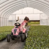 Traktor na pedały FALK z kierownicą i klaksonem dla dzieci