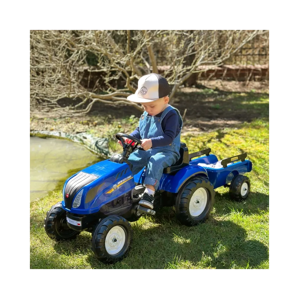 FALK Traktor na Pedały z przyczepką, idealny dla przedszkolaków