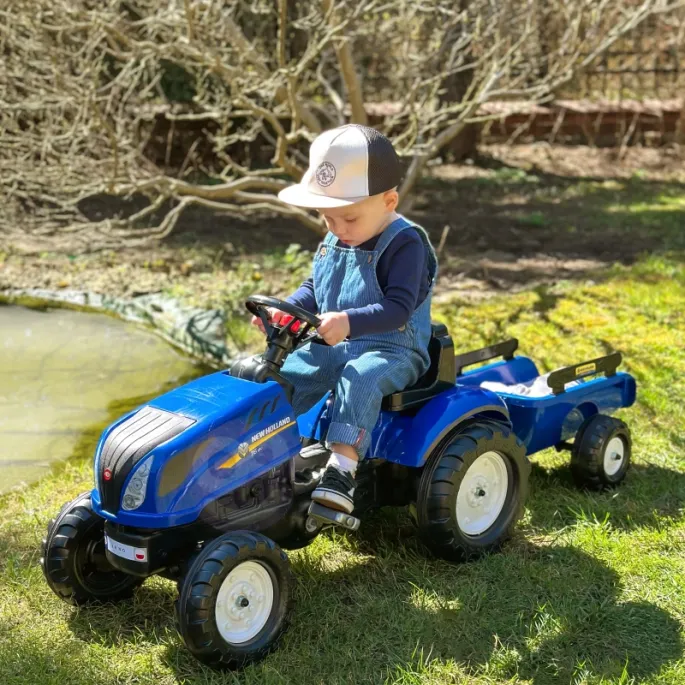 FALK Traktor na Pedały z przyczepką, idealny dla przedszkolaków