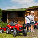 Traktor Massey Ferguson na pedały z klaksonem