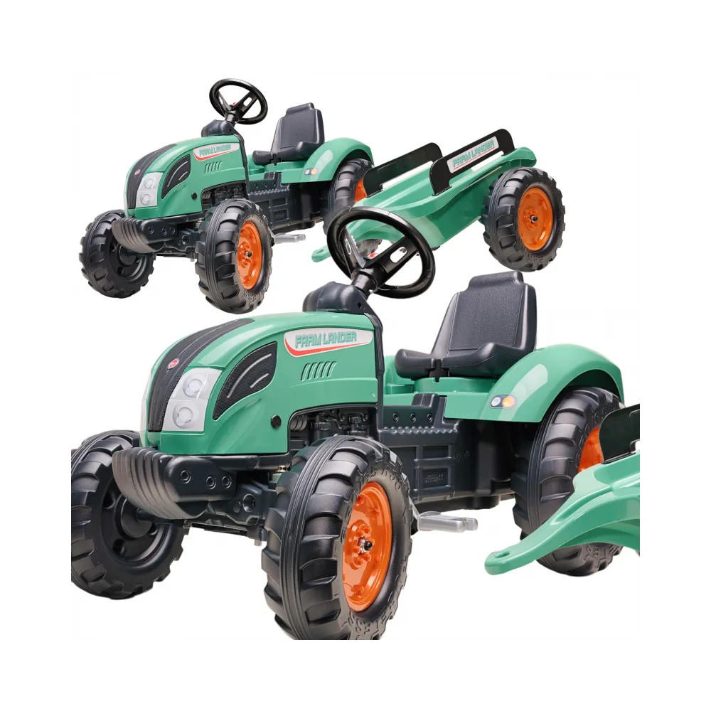 FALK Traktor Lander w kolorze zielonym na pedały