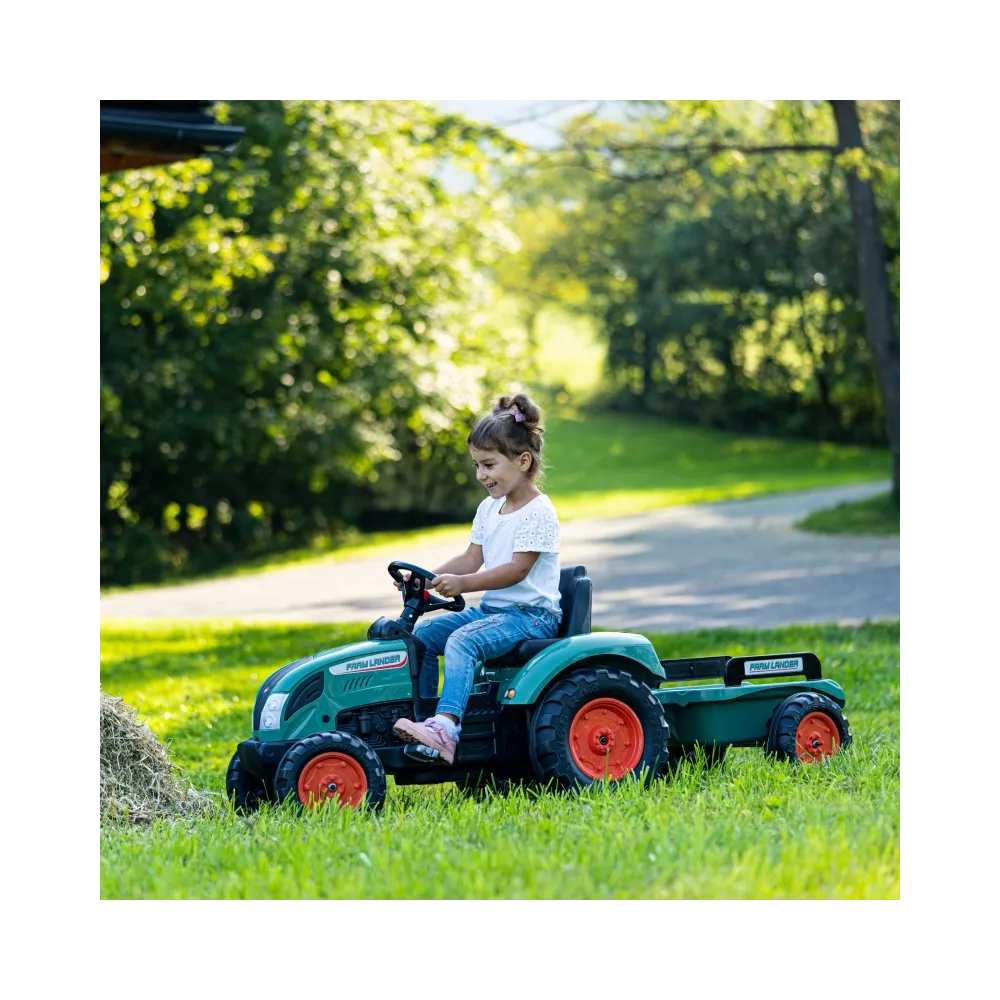 Skrętna przednia oś w traktorze FALK