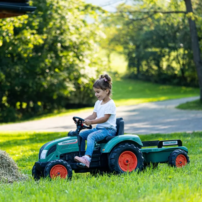 Skrętna przednia oś w traktorze FALK