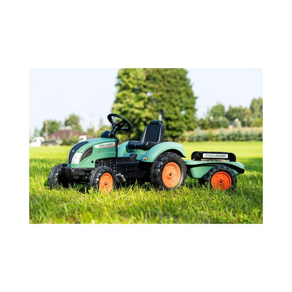 Traktor dla dzieci od 3 lat Lander zielony