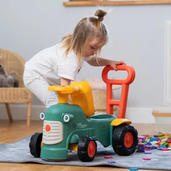 Zielony traktorek jeździk FALK idealny dla dzieci od 1 roku