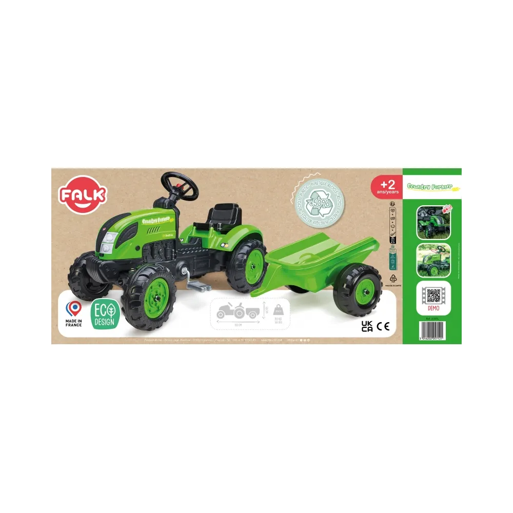 Przyczepka do traktorka dla małych odkrywców