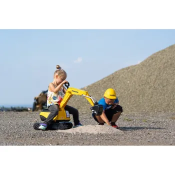 Ruchoma łyżka koparki do kreatywnej zabawy.