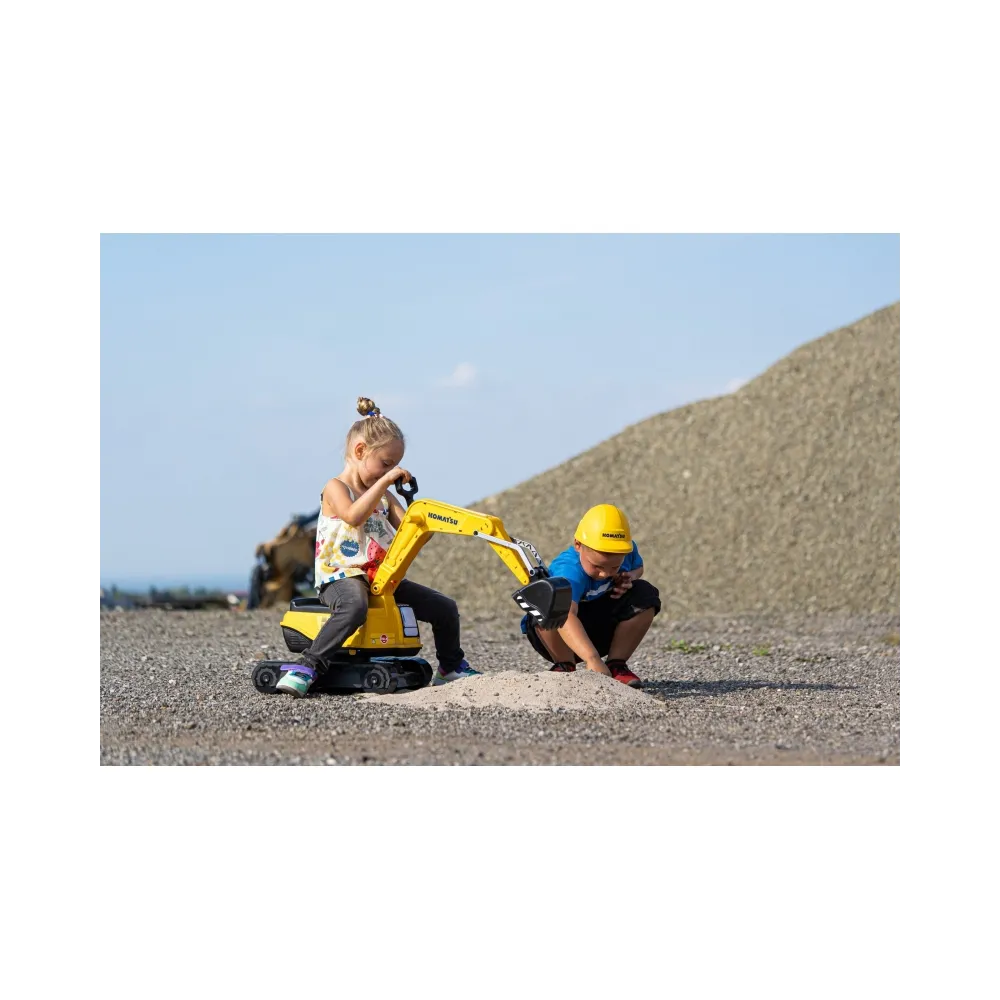 Ruchoma łyżka koparki do kreatywnej zabawy.