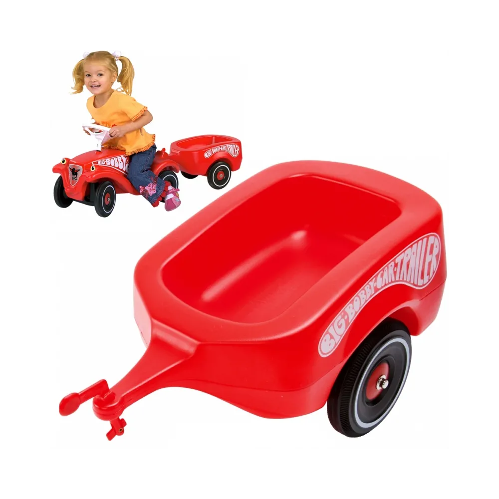 BIG Przyczepka do jeździka Bobby Car czerwona