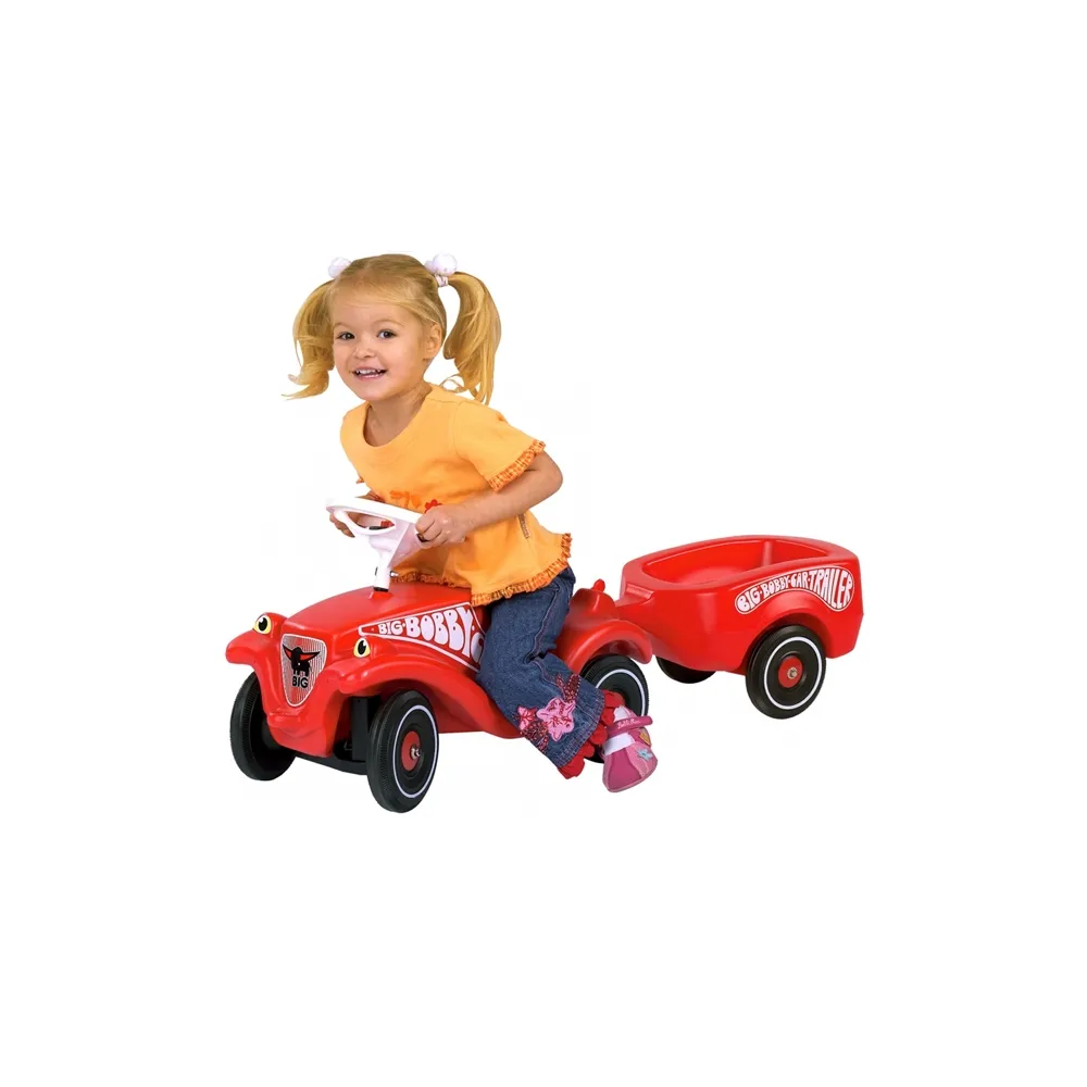 BIG Przyczepka do jeździka Bobby Car czerwona