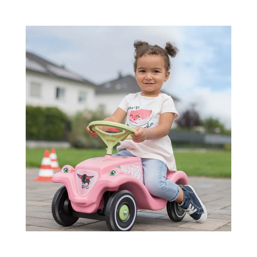BIG Jeździk Bobby Car Classic Flower Różowy