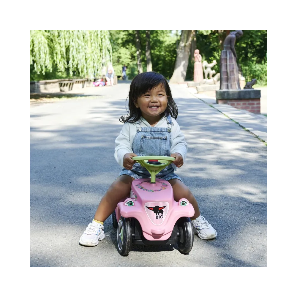 BIG Jeździk Bobby Car Classic Flower Różowy