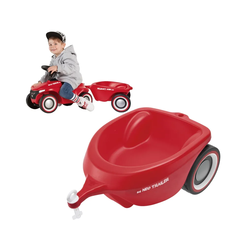 BIG Przyczepka do jeździka Bobby Car Neo czerwona