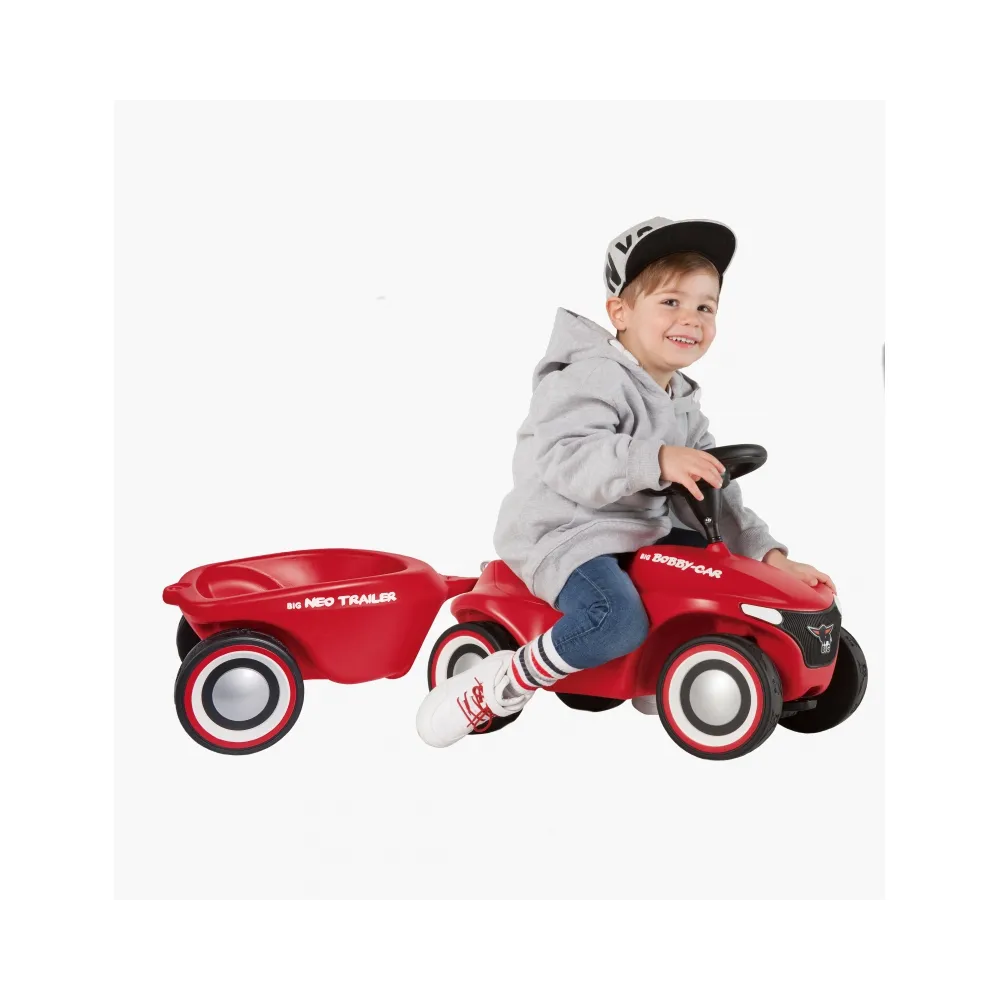 BIG Przyczepka do jeździka Bobby Car Neo czerwona