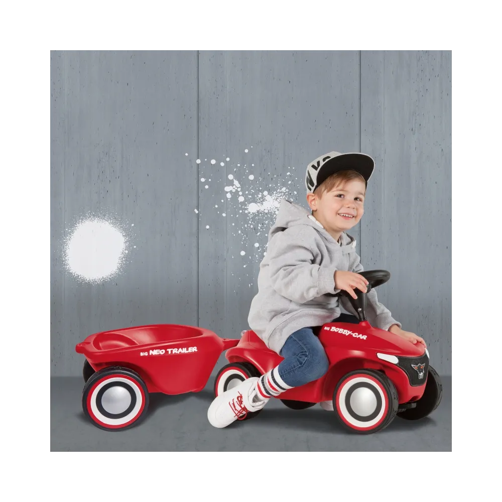 BIG Przyczepka do jeździka Bobby Car Neo czerwona
