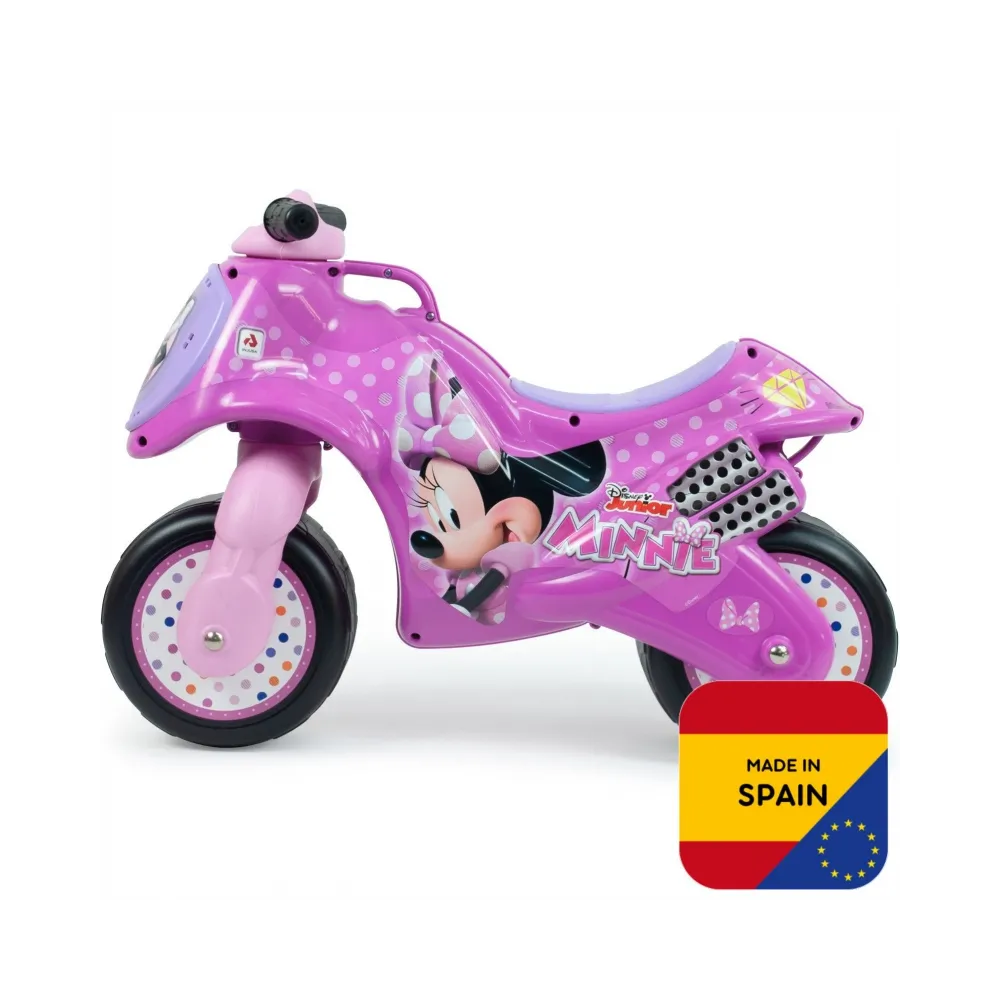 INJUSA Myszka Minnie Jeździk Motor Rowerek Biegowy