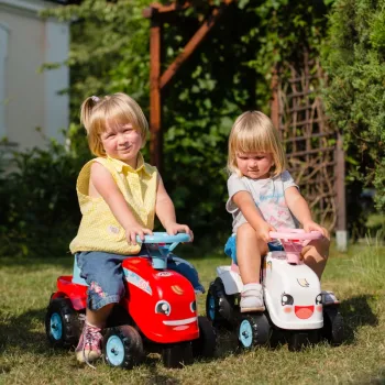 FALK Traktorek GO Czerwony z Przyczepką od 1 roku