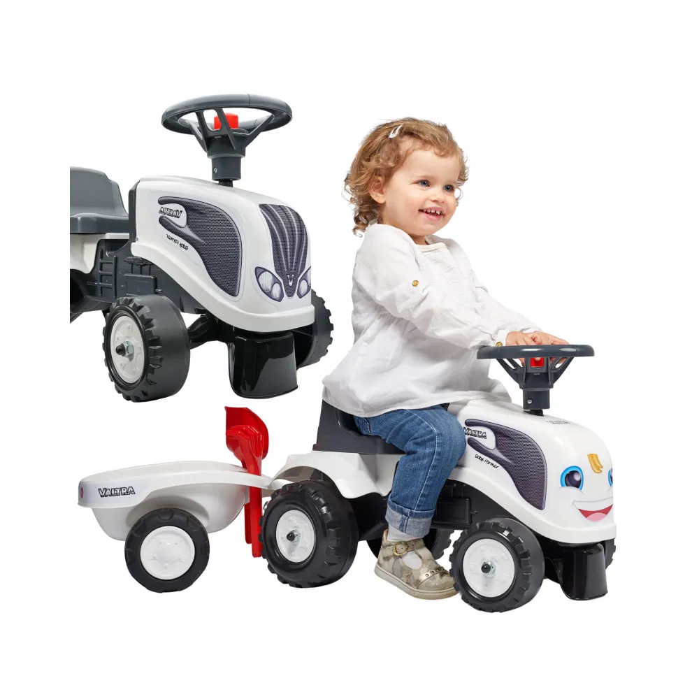 Traktorek Baby Valtra z przyczepką dla dzieci