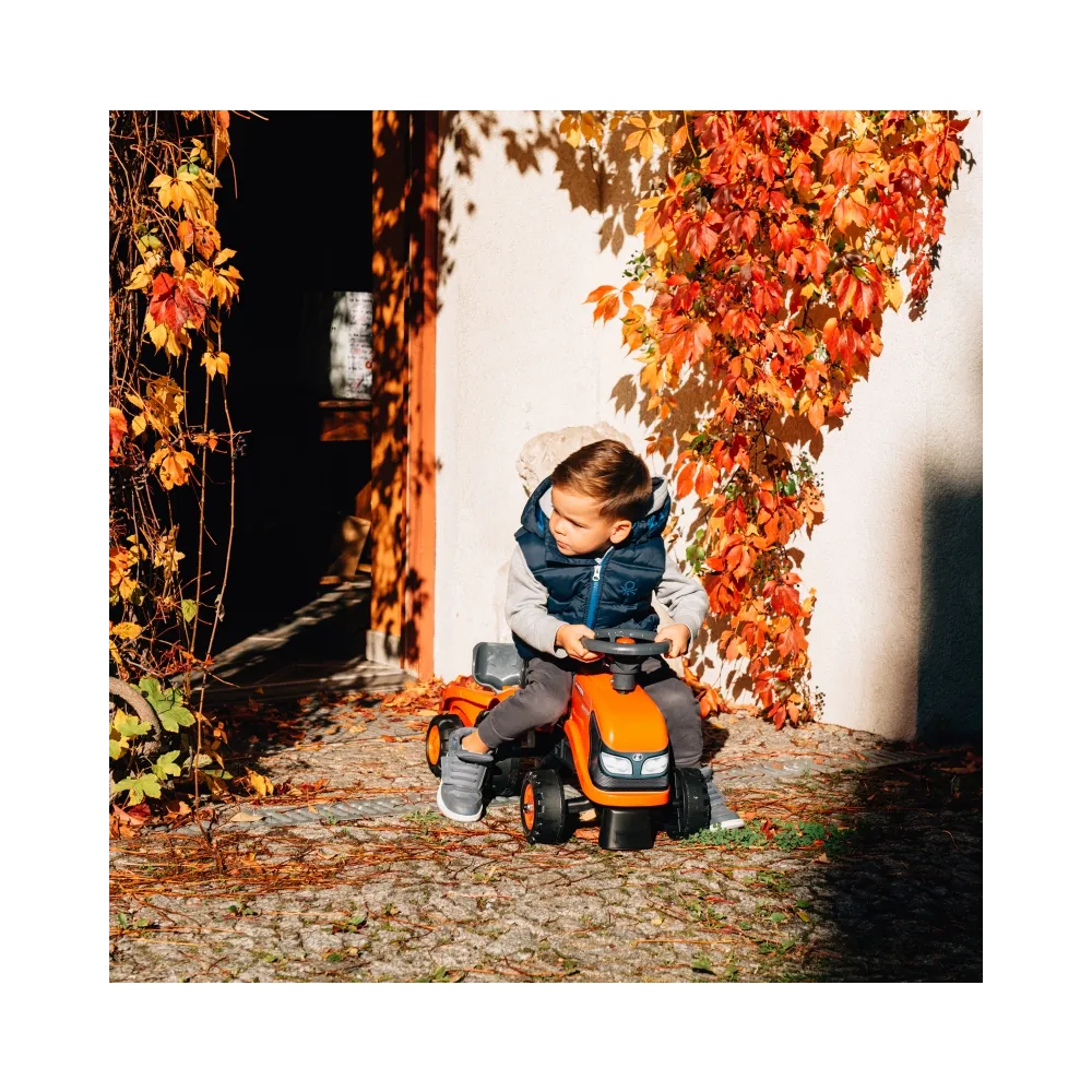 Traktorek Kubota dla najmłodszych z klaksonem