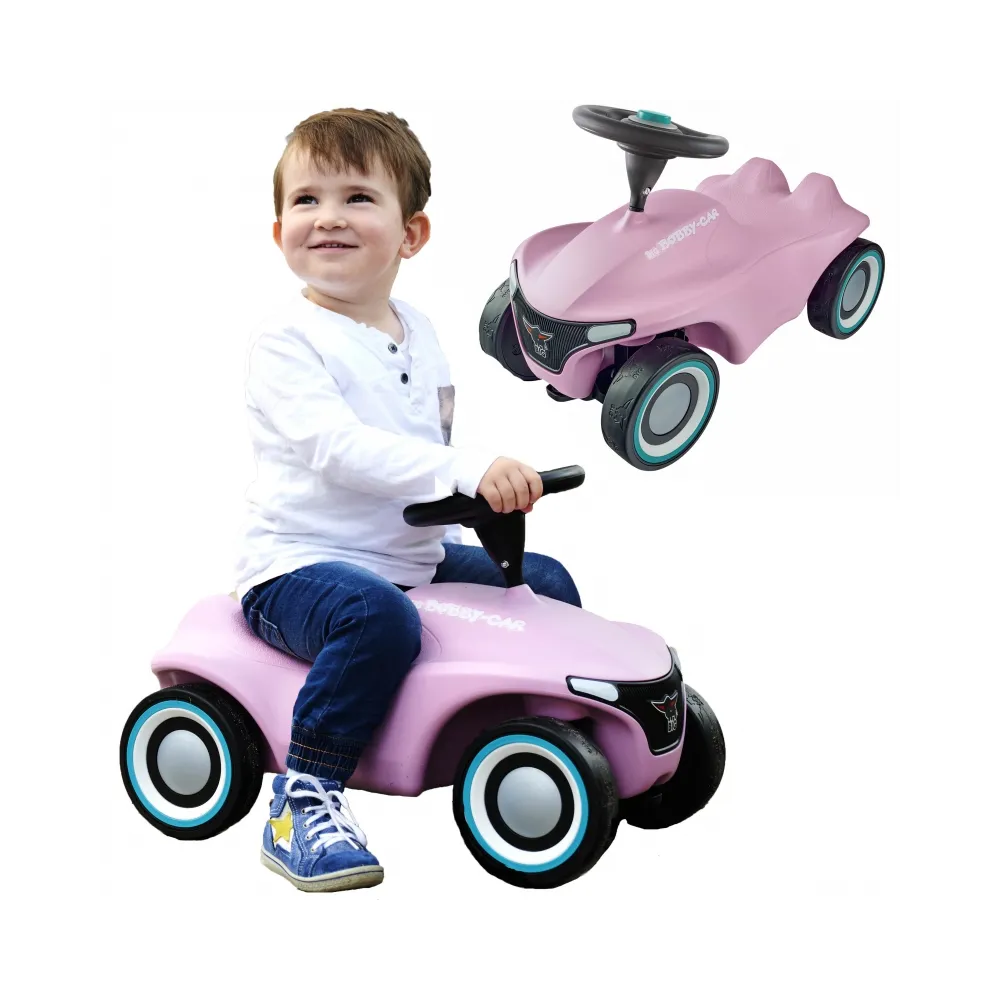 BIG Różowy Jeżdzik Pchacz Bobby Car Neo Pink Dla Dzieci