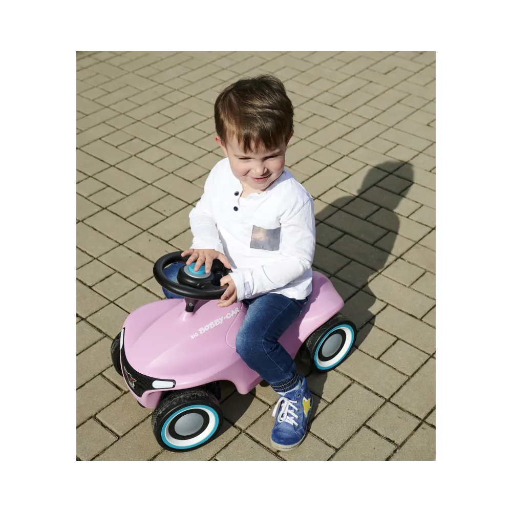 BIG Różowy Jeżdzik Pchacz Bobby Car Neo Pink Dla Dzieci