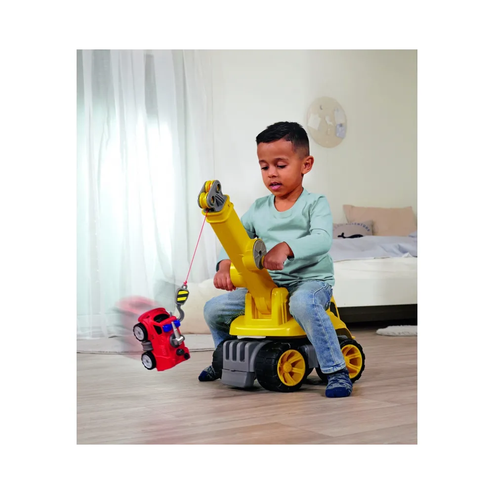 BIG Jeździk Dźwig Maxi Crane