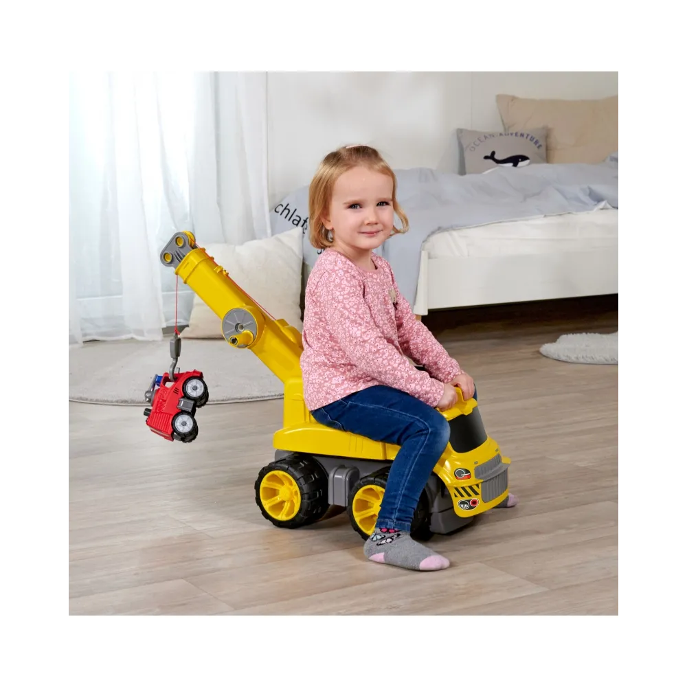 BIG Jeździk Dźwig Maxi Crane