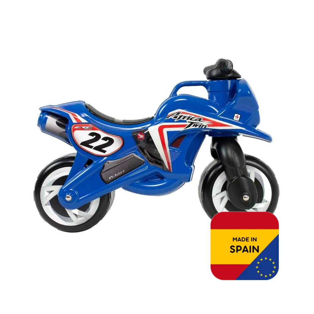 Sportowy jeździk Honda z odwzorowaniem prawdziwego ścigacza.