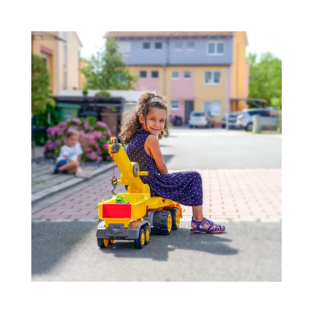 BIG Przyczepka Do Jeździków Power Worker Maxi Ruchoma Platforma