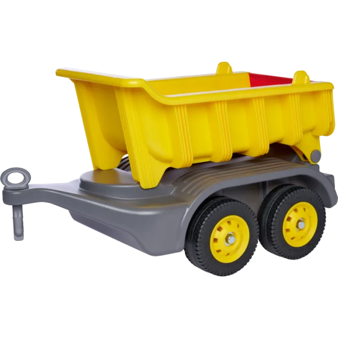 Duża przyczepka dla małych budowniczych z wysokiej jakości oponami