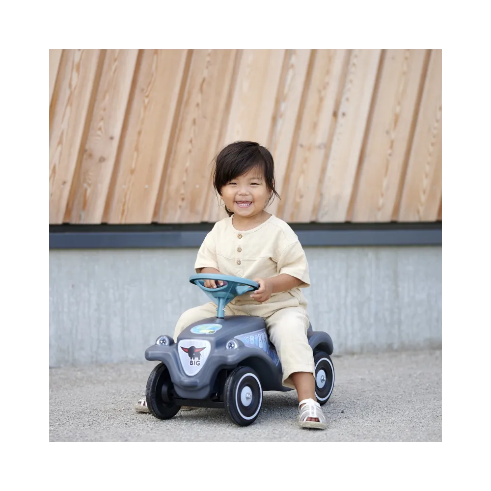 Ekologiczny pojazd do odpychania dla najmłodszych, model szary