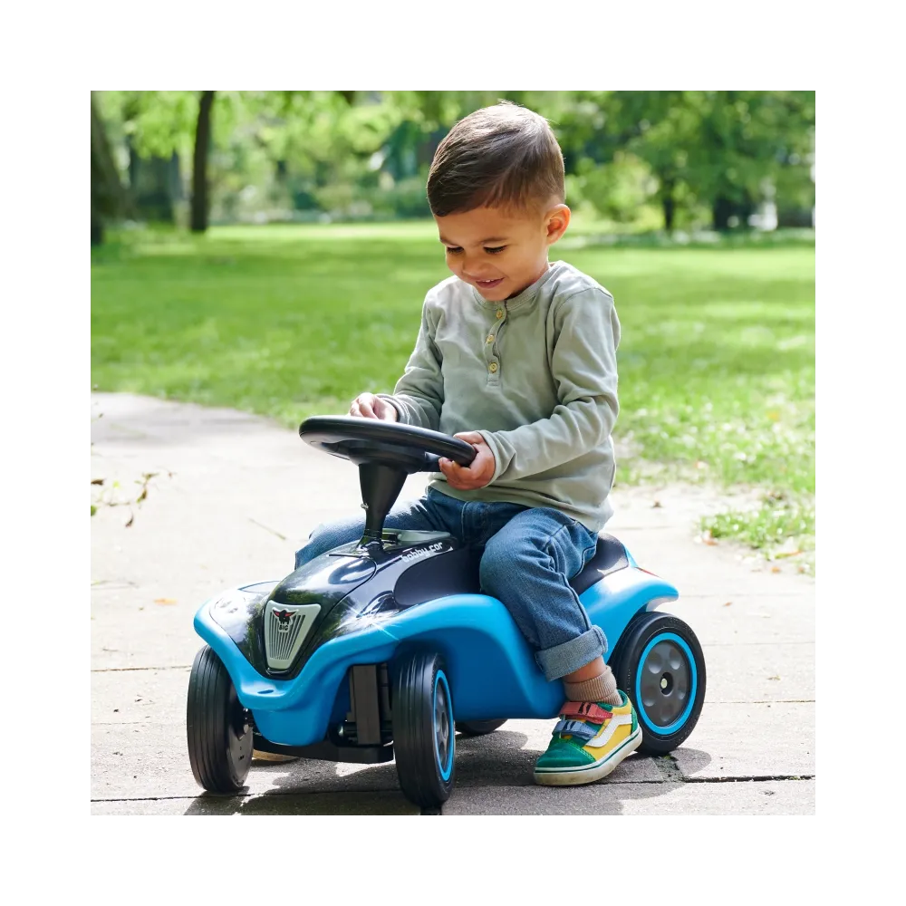 BIG Jeździk Next Blue Bobby Car z Klaksonem i Światłami