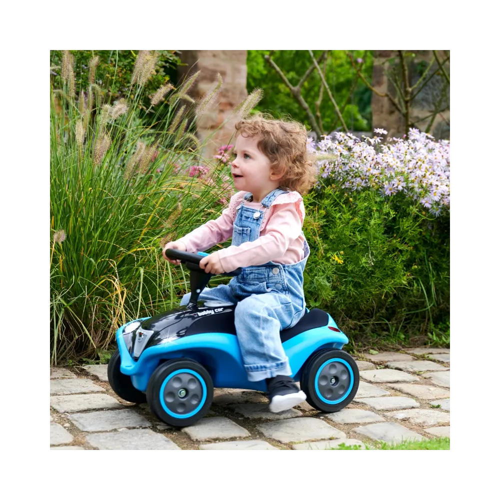 BIG Jeździk Next Blue Bobby Car z Klaksonem i Światłami