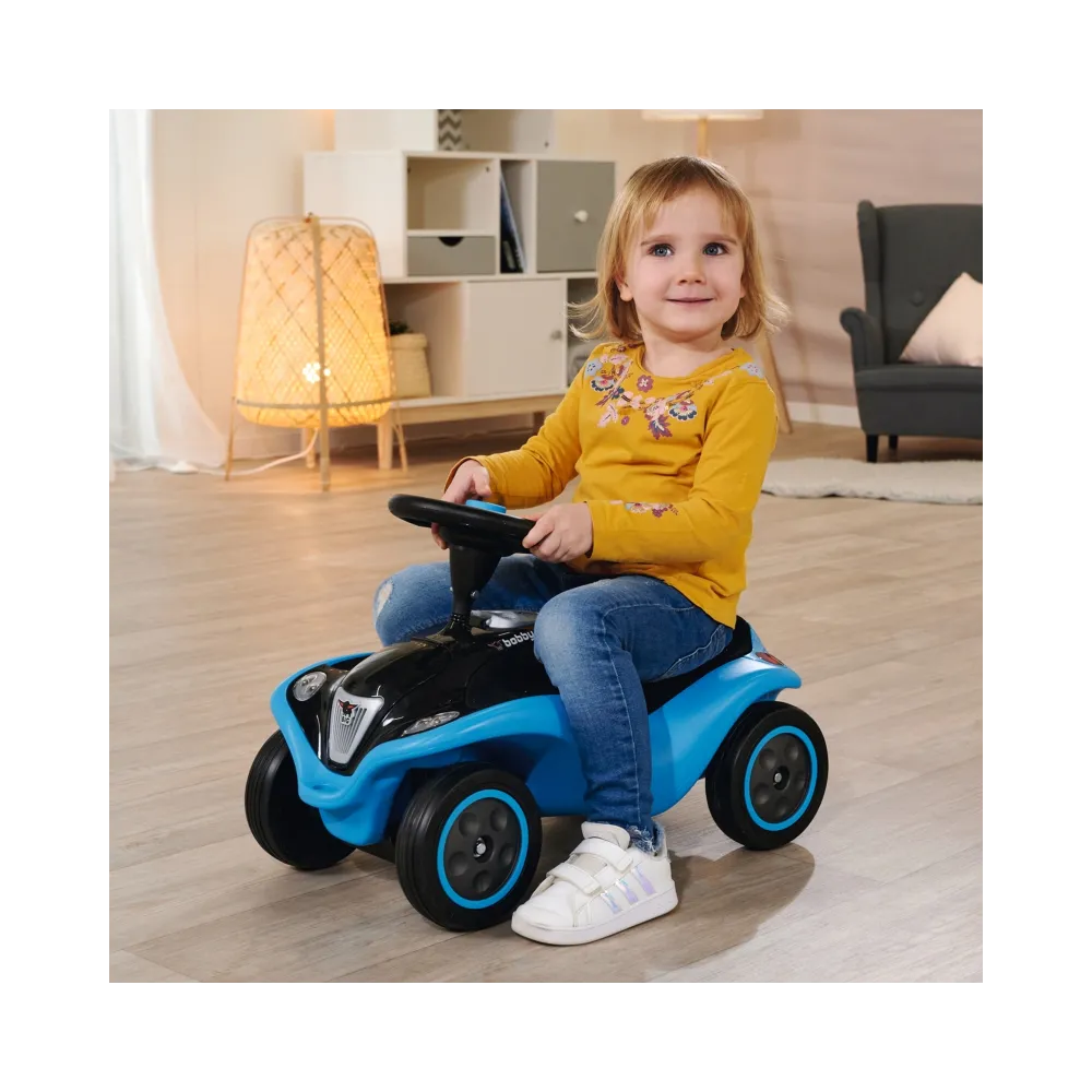 BIG Jeździk Next Blue Bobby Car z Klaksonem i Światłami