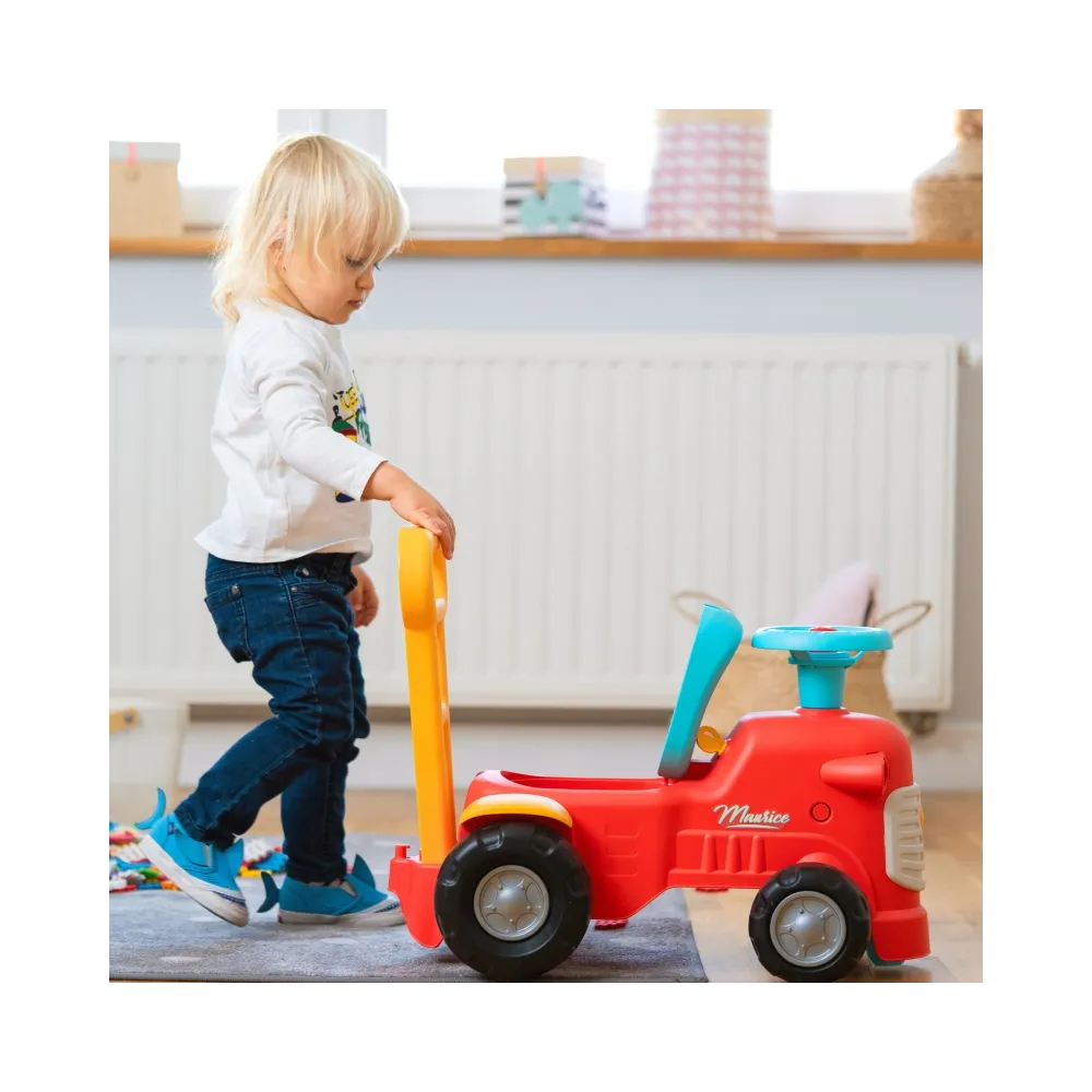 Kolorowy pchacz do zabawy i rozwoju motoryki dziecka