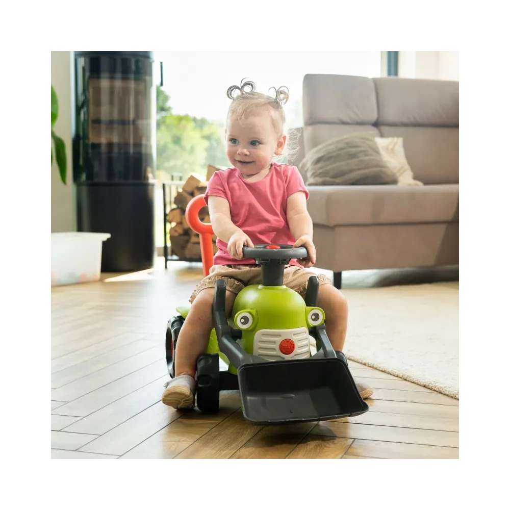 Bezpieczny traktorek jeździk dla maluchów