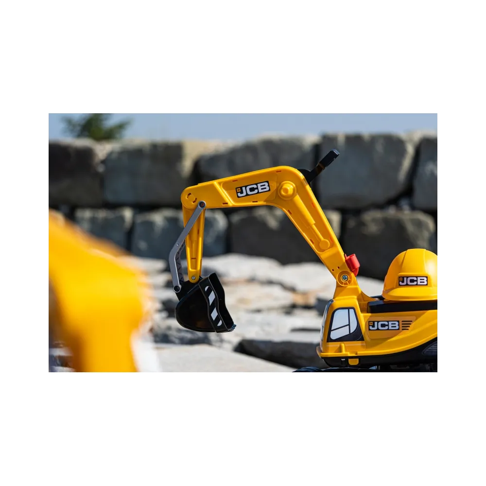 FALK Koparka JCB DIGGER Obrotowa Żółta Ruchoma Łyżka Od 3 Lat.