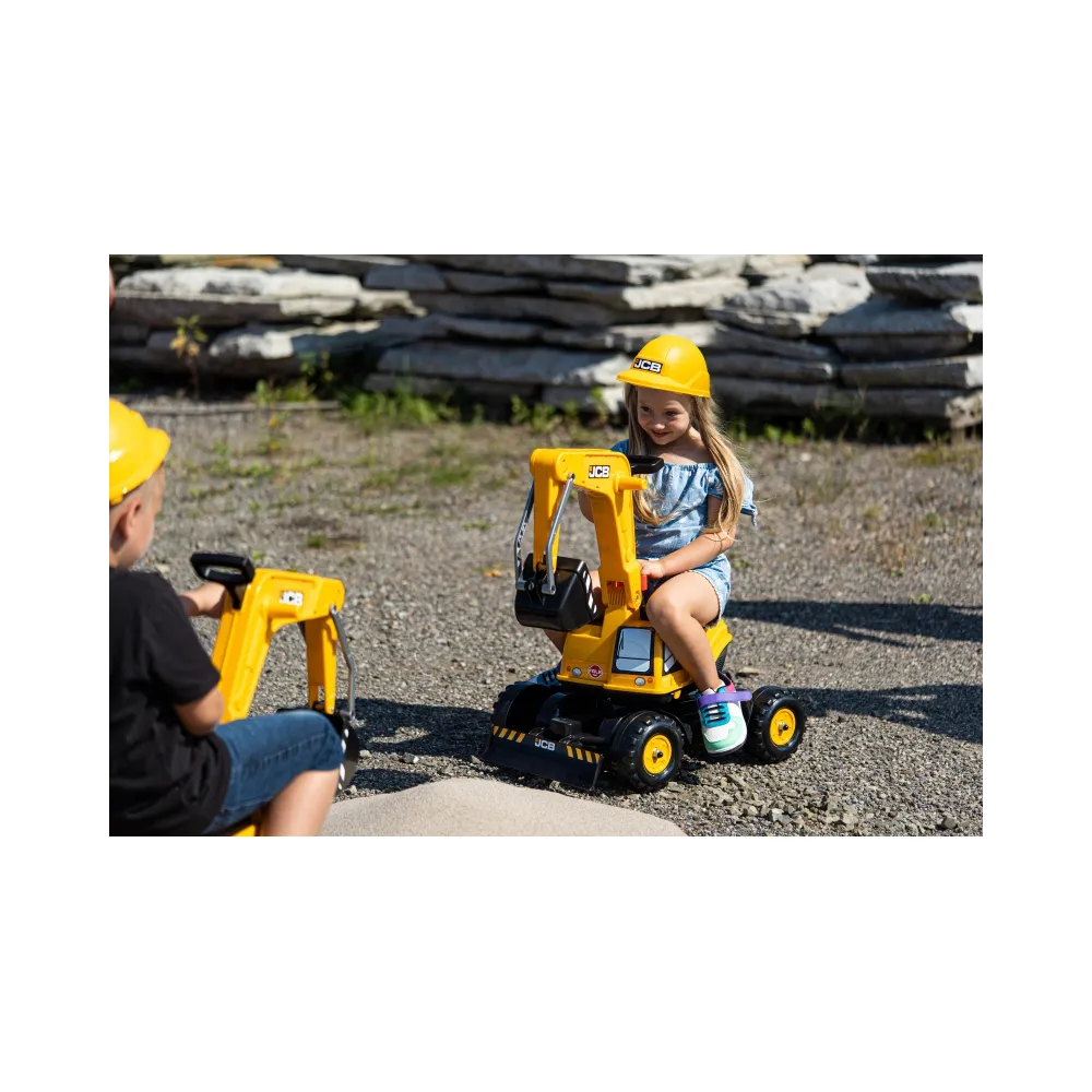 FALK Koparka JCB DIGGER Obrotowa Żółta Ruchoma Łyżka Od 3 Lat.
