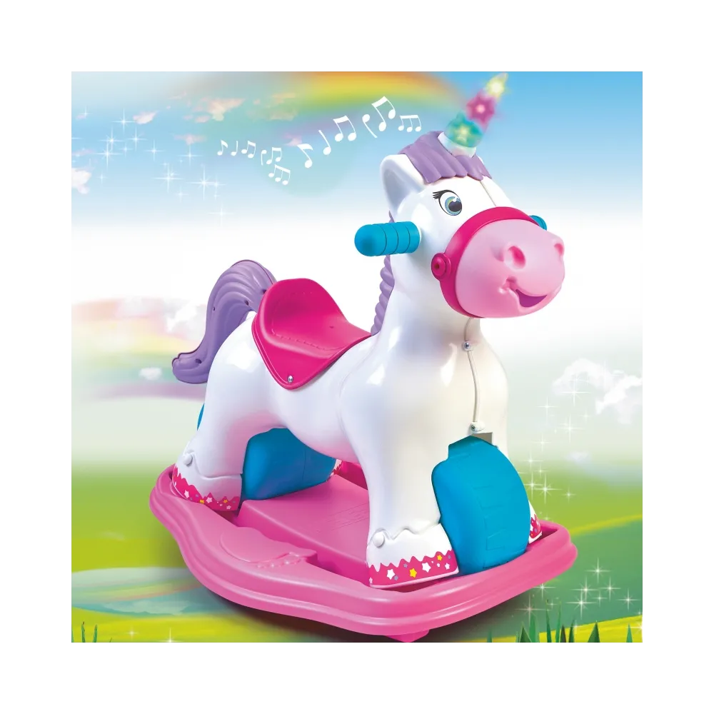 Rozwijająca zabawka - interaktywny jednorożec 2w1