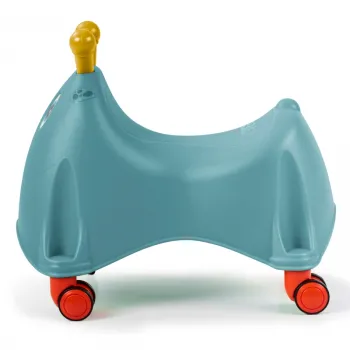 Wygodne siedzisko jeździka FEBER - idealne dla małych dzieci.