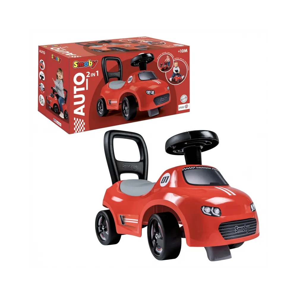 Smoby Czerwony Jeździk z klaksonem Ride-On