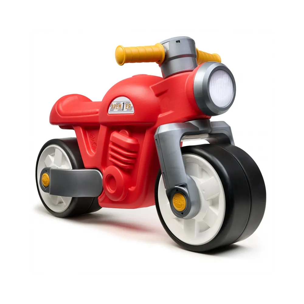 FALK Jeździk Biegowy Ciche Koła Motor Prem1er Retro Czerwony 1+