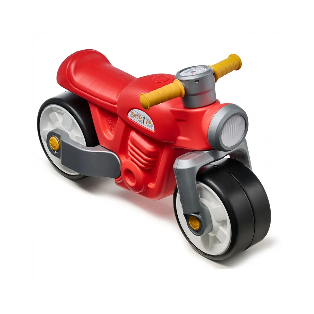 FALK Jeździk Biegowy Ciche Koła Motor Prem1er Retro Czerwony 1+