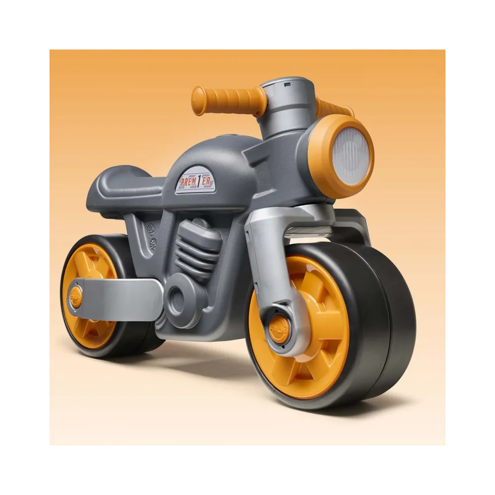 FALK Jeździk Biegowy Ciche Koła Motor Prem1er Retro Czarny 12m+