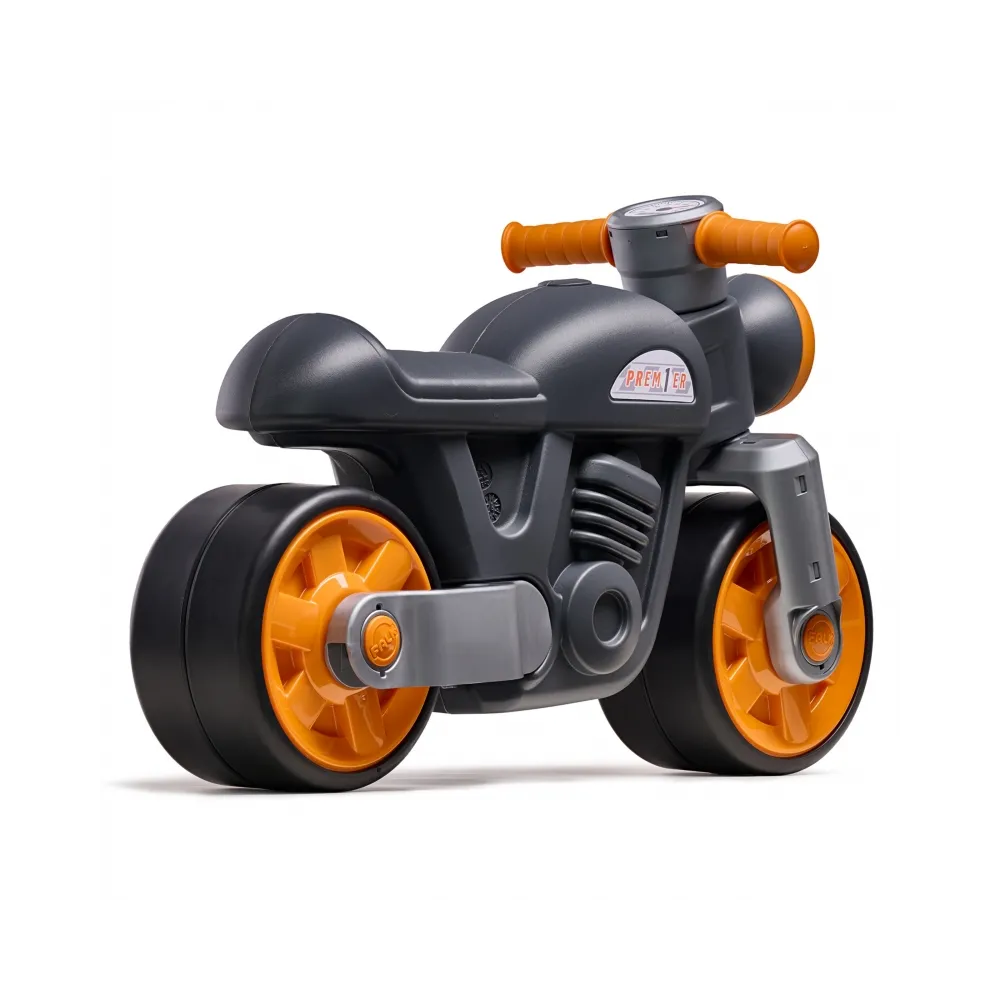 FALK Jeździk Biegowy Ciche Koła Motor Prem1er Retro Czarny 12m+