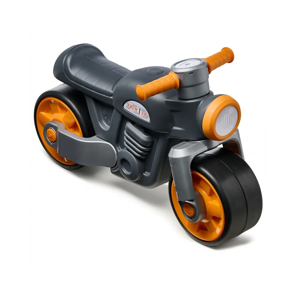 FALK Jeździk Biegowy Ciche Koła Motor Prem1er Retro Czarny 12m+