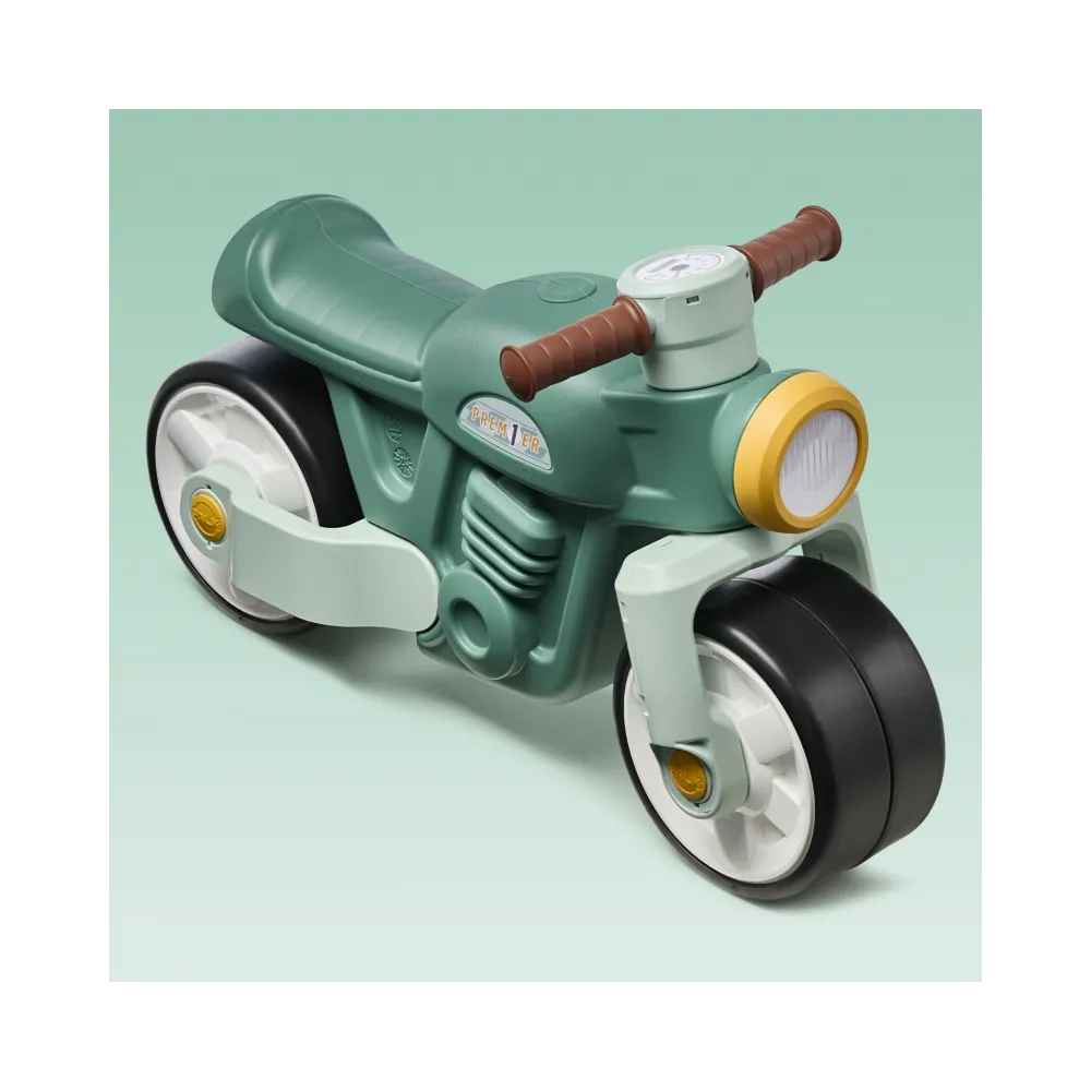 FALK Jeździk Biegowy Ciche Koła Motor Prem1er Retro Zielony 12+