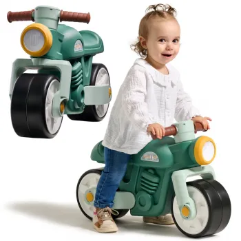 FALK Jeździk Biegowy Ciche Koła Motor Prem1er Retro Zielony 12+